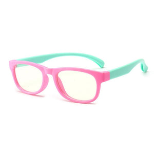 Elbru Children Flexible Glasses Frames Kids Frames Girls Myopia Optical Amblyopia Anti-blue light Goggle Optical Glasses