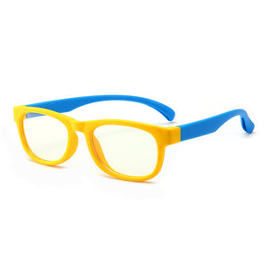 Elbru Children Flexible Glasses Frames Kids Frames Girls Myopia Optical Amblyopia Anti-blue light Goggle Optical Glasses