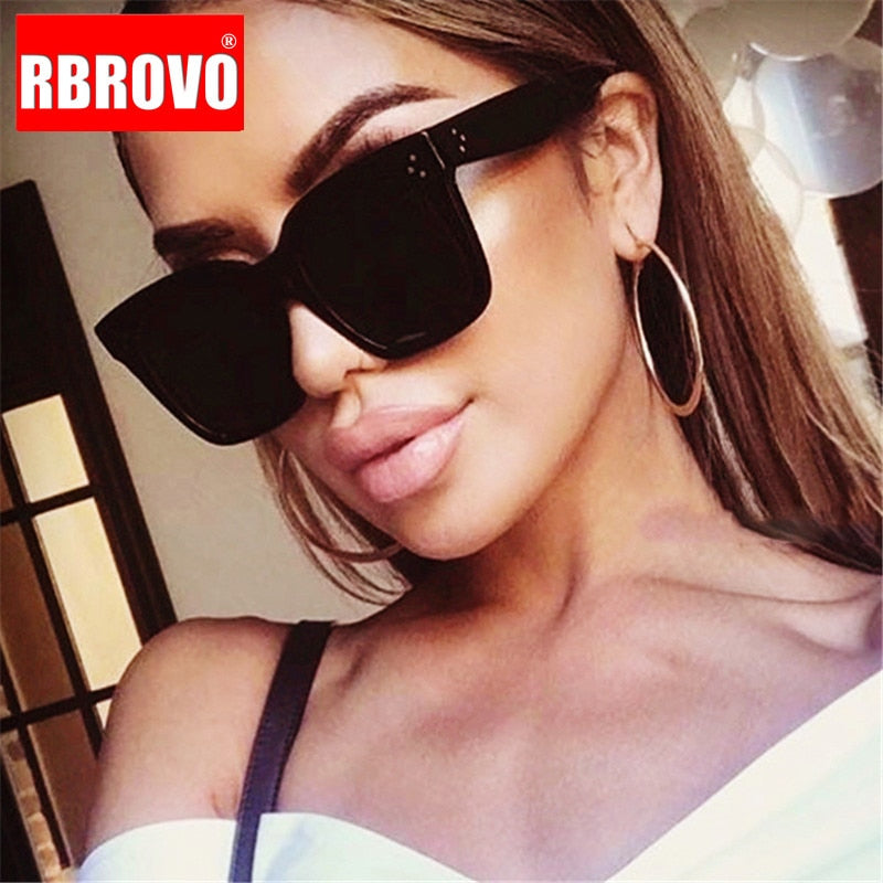 RBROVO 2019 Square Fashion Luxury Sunglasses Women Brand Designer Man/Women Glasses Classic Vintage UV400 Outdoor Oculos De Sol