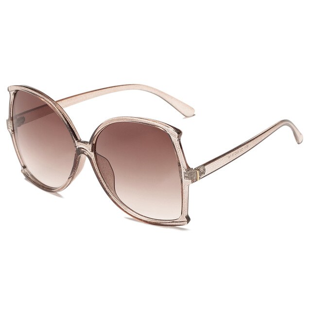 Oversized Butterfly Sunglasses Women Luxury Big Glitter Shades Square Frame Sun Glasses 2019 Trending Women's Glasses