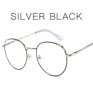 Round Metal Thin Frame Glasses Clear Lens Vintage Student Eyeglasses Fashion Kids Girls 242-001