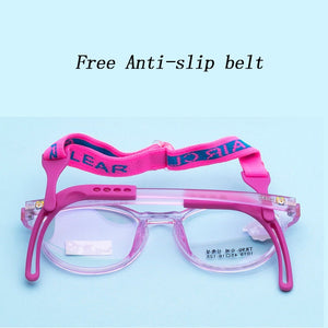 Kids Optical Glasses Frames TR90 Boy Girl Myopia Prescription Eyewear Child Spectacle Frame Student Square Eyeglasses 1019-38