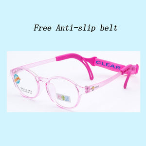 Kids Optical Glasses Frames TR90 Boy Girl Myopia Prescription Eyewear Child Spectacle Frame Student Square Eyeglasses 1019-38