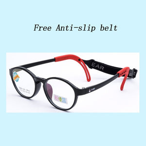 Kids Optical Glasses Frames TR90 Boy Girl Myopia Prescription Eyewear Child Spectacle Frame Student Square Eyeglasses 1019-38