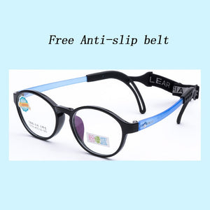 Kids Optical Glasses Frames TR90 Boy Girl Myopia Prescription Eyewear Child Spectacle Frame Student Square Eyeglasses 1019-38