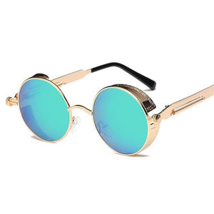 Metal Steampunk Sunglasses Men's And Women's Fashion Glasses Brand Designer Retro Frame Retro Sunglasses