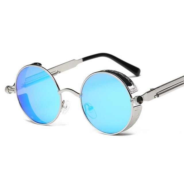 Metal Steampunk Sunglasses Men's And Women's Fashion Glasses Brand Designer Retro Frame Retro Sunglasses