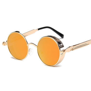 Metal Steampunk Sunglasses Men's And Women's Fashion Glasses Brand Designer Retro Frame Retro Sunglasses