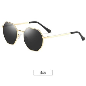 KEQERKING2019 latest men's / women's polarized sunglasses fashion alloy frame summer unisex sunglasses retro glasses UV400