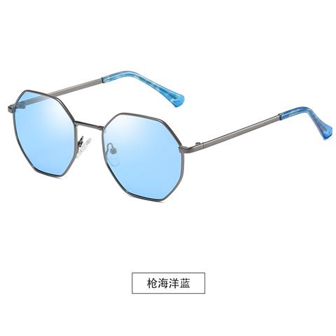 KEQERKING2019 latest men's / women's polarized sunglasses fashion alloy frame summer unisex sunglasses retro glasses UV400