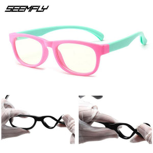 Seemfly Kids Children Glasses Anti Blus Rays Girls Boys Eyewear Optical Glasses Spectacles New Computer Eyeglasses Goggles