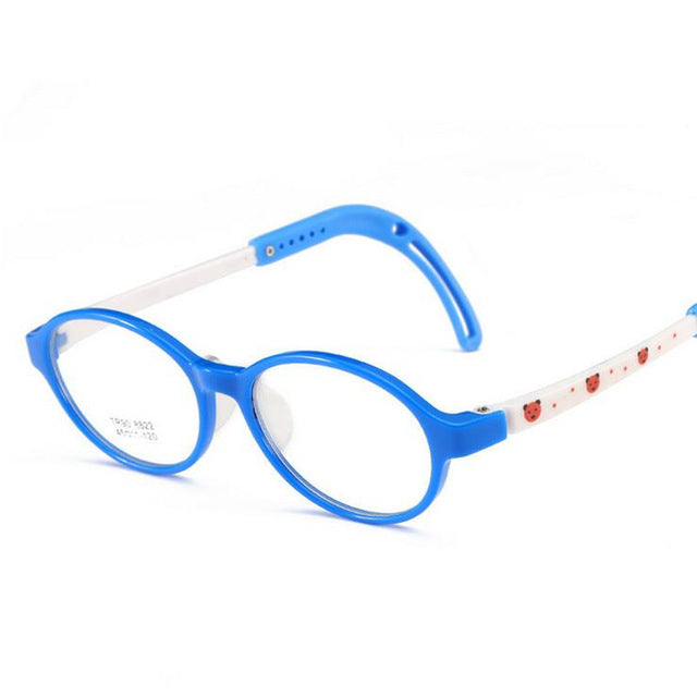 Round Optical Children Frames TR90 Silicone Kid Glasses Boy Girl Flexible Protective Eyewear Safety Student Myopia Frame