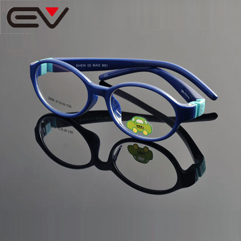 EV TR90 Kids Eyewear Frames Optical Clear Lens Glasses Childrens Eyeglasses Frames With 0 Degree Plain Mirror Oculos EV0900