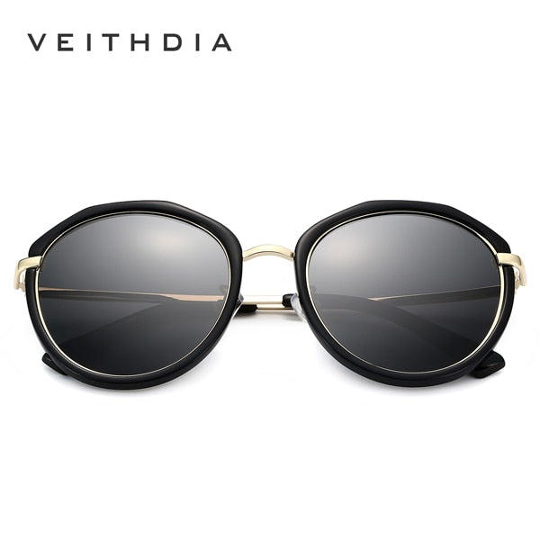 VEITHDIA Acetate Frame Women's Sun glasses Polarized Mirror Lens Luxury Ladies Designer Sunglasses Eyewear For Women oculos 3050