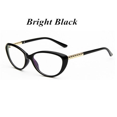 KOTTDO Retro Cat Eye Eyeglasses Optical Spectacle Frame Women-s Eye Glasses Vintage Computer Reading eyeglasses