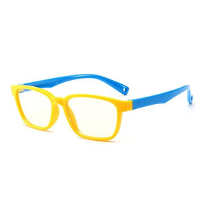 VKUES Kids Blue Light Glasses Boys Girls Computer Glasses Tough Frame Anti Blue Light Blocking Screen Radiation Clear Goggles