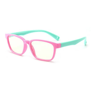 VKUES Kids Blue Light Glasses Boys Girls Computer Glasses Tough Frame Anti Blue Light Blocking Screen Radiation Clear Goggles