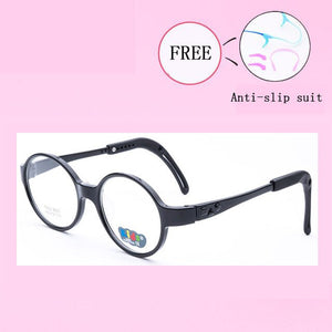 Healthy Silicone Children Clear Glasses Girls Boys Flexible Eyewear Frames Kids Glasses Frames Optical Spectacle Frames 8821-25