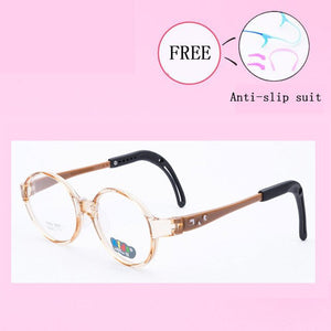 Healthy Silicone Children Clear Glasses Girls Boys Flexible Eyewear Frames Kids Glasses Frames Optical Spectacle Frames 8821-25