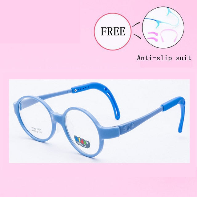 Healthy Silicone Children Clear Glasses Girls Boys Flexible Eyewear Frames Kids Glasses Frames Optical Spectacle Frames 8821-25