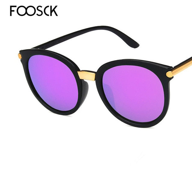 FOOSCK Fashion Ladies Sunglasses Brand Unisex Square Sun glasses Women Men  Mirror De Sol Mujer  Accessories Eyewear UV400