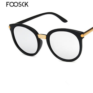 FOOSCK Fashion Ladies Sunglasses Brand Unisex Square Sun glasses Women Men  Mirror De Sol Mujer  Accessories Eyewear UV400